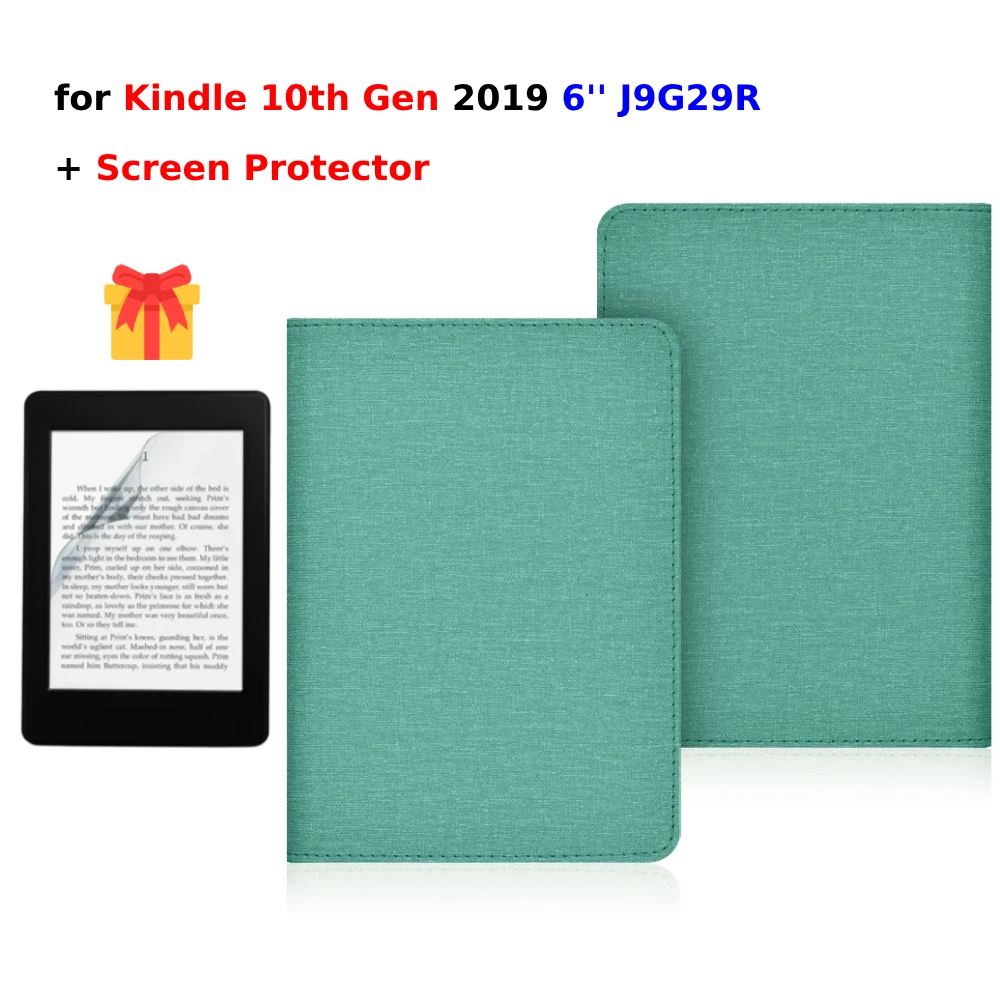 For Kindle 10th Gen Case + Screen Protector 6 inch J9G29R 2019