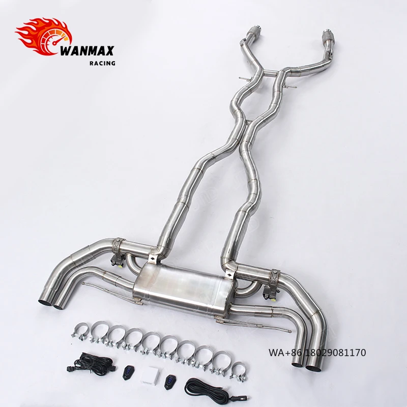 

High Polished Exhaust System Stainless Steel Exhaust Muffler System for GLE63S 4.0T