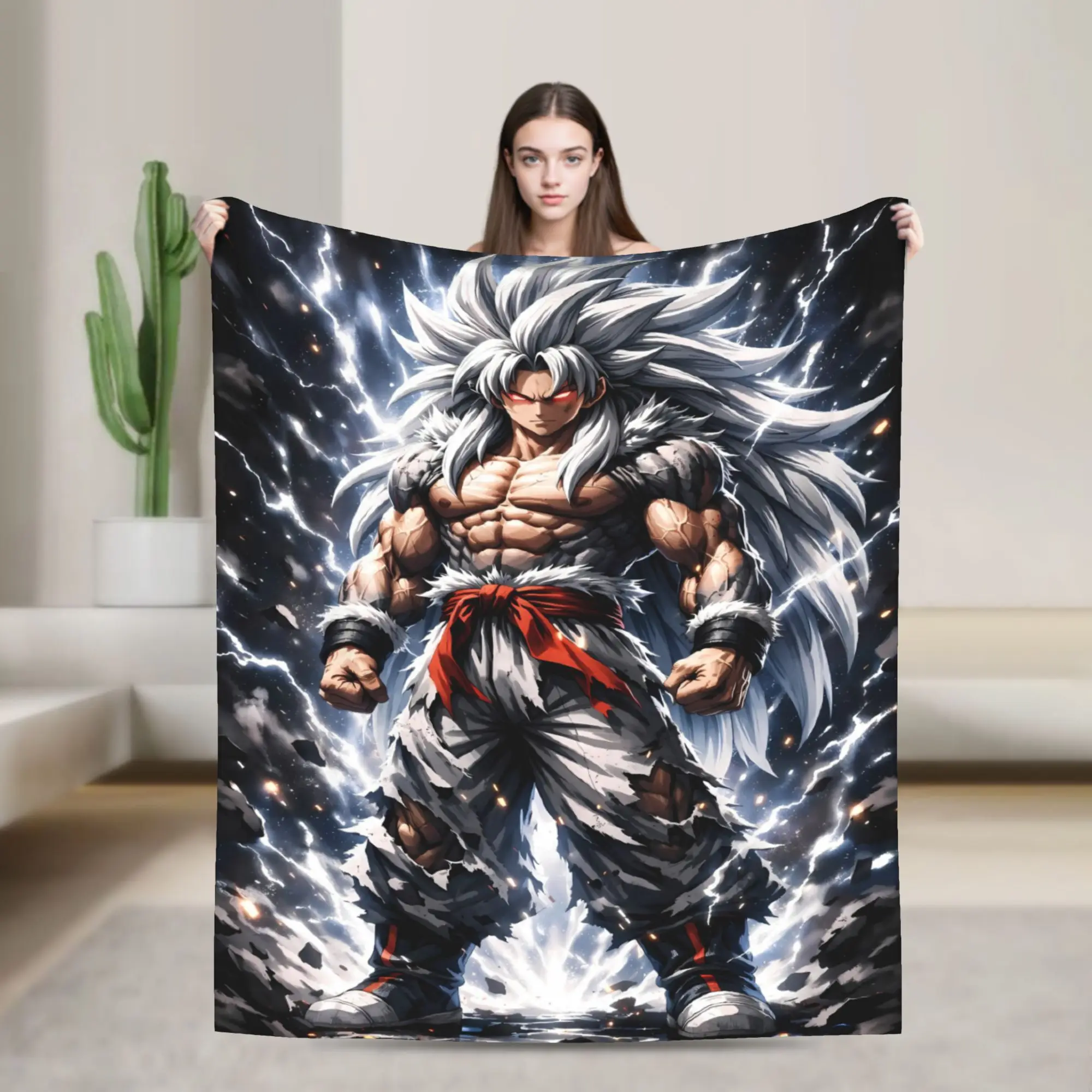 3D Japanese Anime D-Dragon B-Ball Super Soft Blanket  Boy Girl Plush Bedding Throws Fashion Flannel Bedspread Sofa Bed Cover