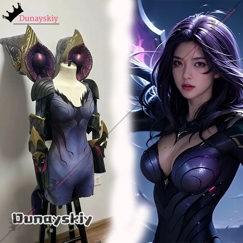 Juego hija del vacío Kaisa disfraz de Cosplay Kaisa juego de rol mono ajustado traje fiesta temática de Halloween vestir