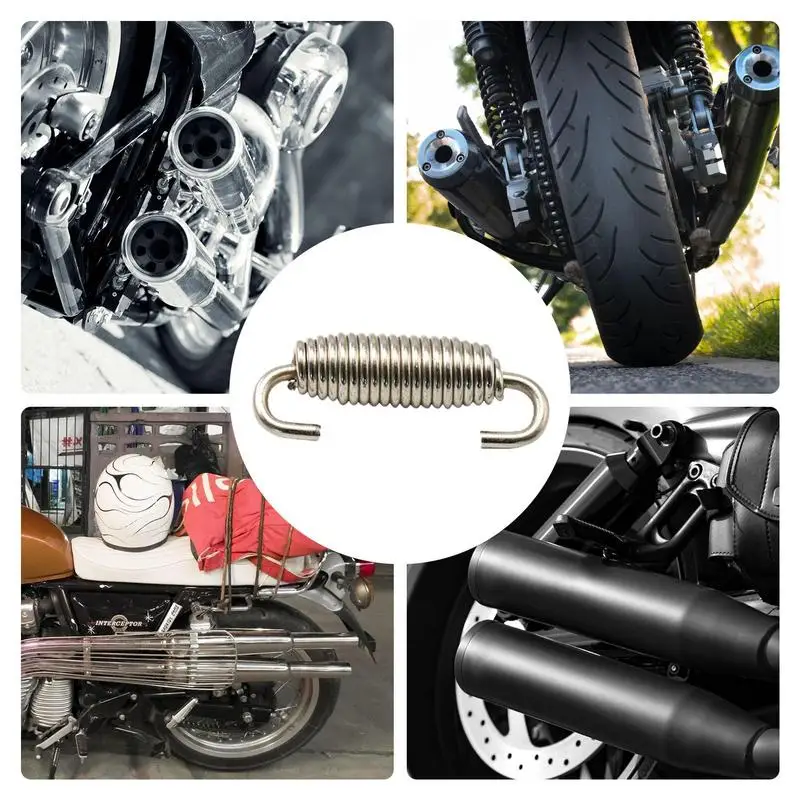 Motorcycle Exhaust Pipe Spring Stainless Steel Muffler Spring For Exhaust Pipe Elastic Modified Accessories Long Lasting For