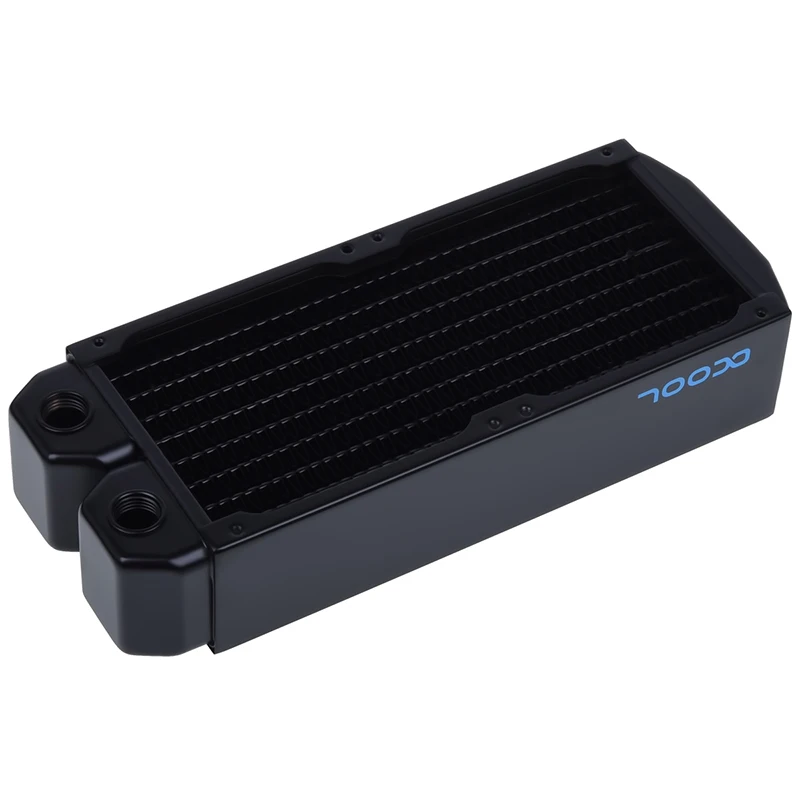 

Alphacool NexXxoS XT45 Full Copper 92mm Dual Radiator,229x92x45MM,Using For Computer Liquid Loop Build Water Cooling System