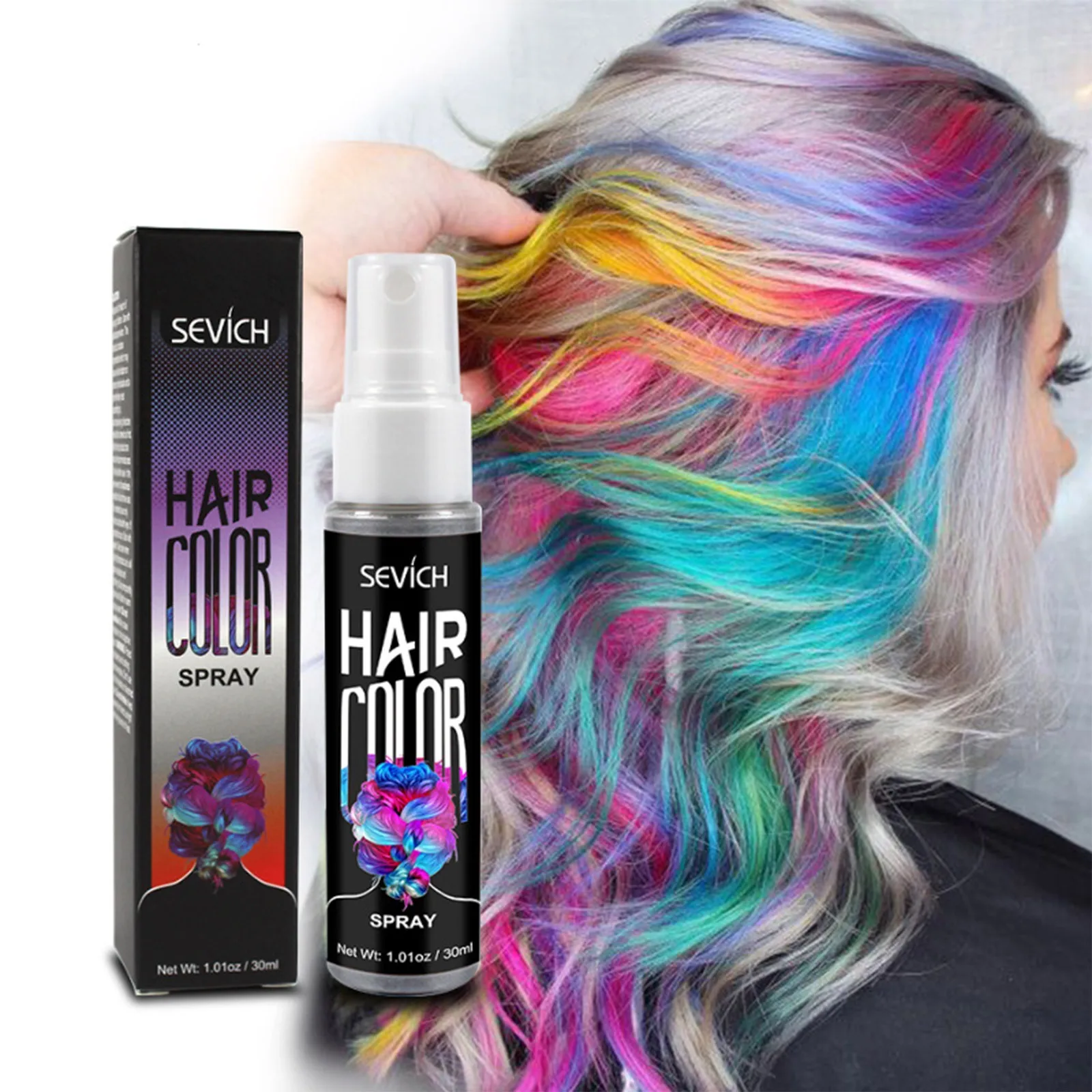 30ml Temporary Hair Dye Spray Diy Hair Dye Spray Suitable For Men And Women Save Time 