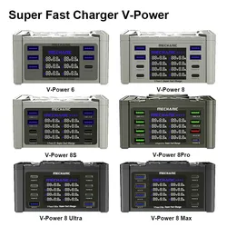 MECHANIC V-Power 6 8 8S 8Pro 8Ultra 8Max Multi-port Super Fast Charger with QC3.0 PD USB Charging Port Watch Quick Charging Tool