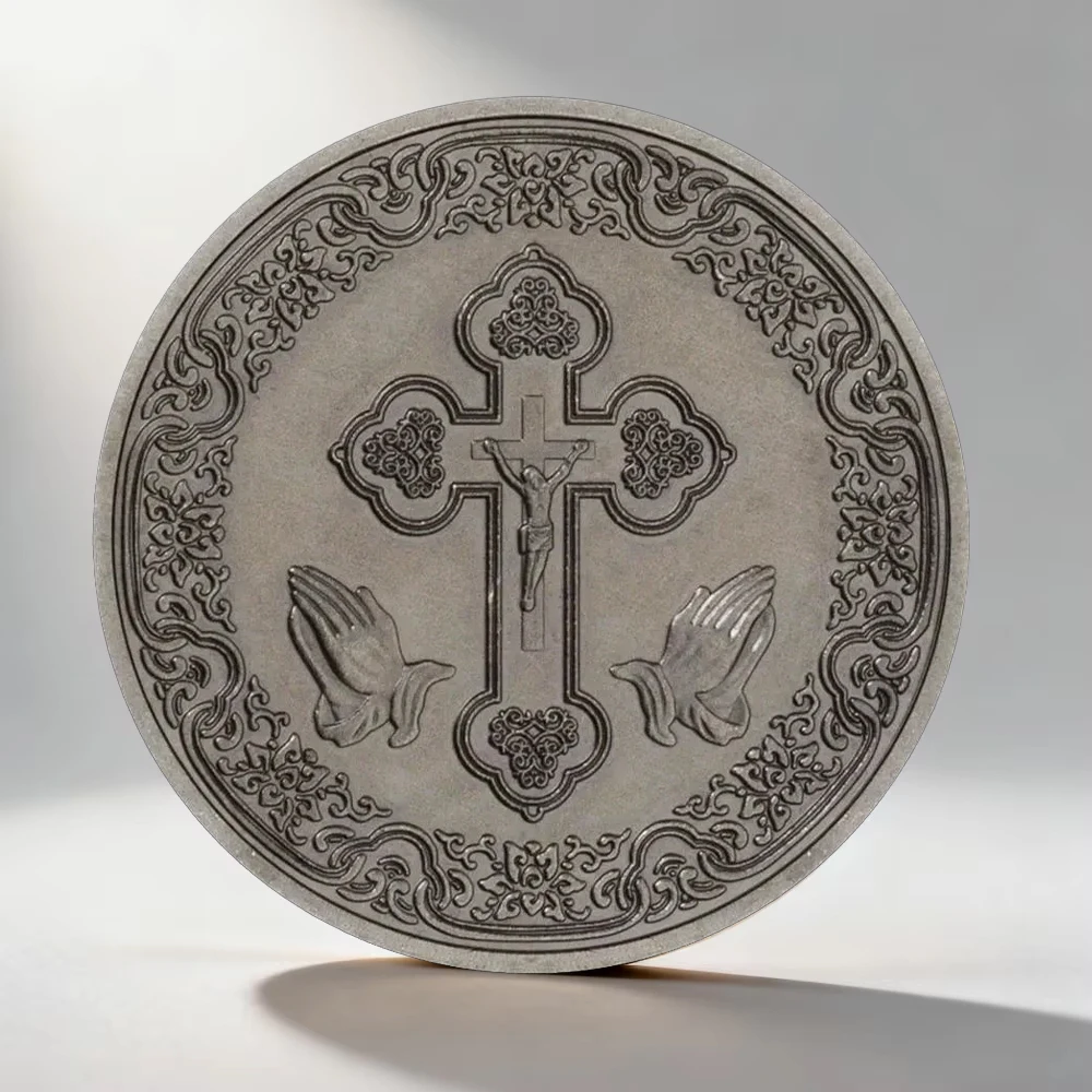 Jesus Coin Crown of Thorns Pla - Home Decor Jesus 评论和价格