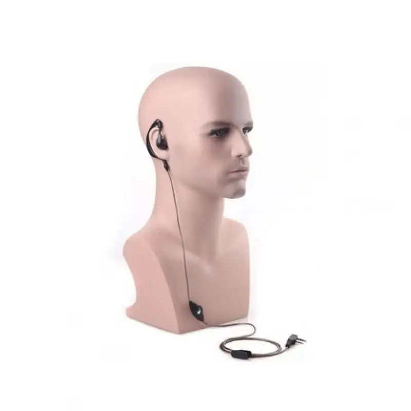 หูฟังวิทยุสื่อสาร 1 ชิ้น สำหรับวอล์คกี้ทอล์คกี้ แบบ 2 ขา หูฟังชนิด K หูฟังอะลูมิเนียมฟอยล์