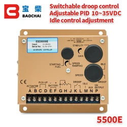 ESD5500E Generator Speed Controller module 5500E electric speed Governor 12v 24v DC motor control diesel engine part