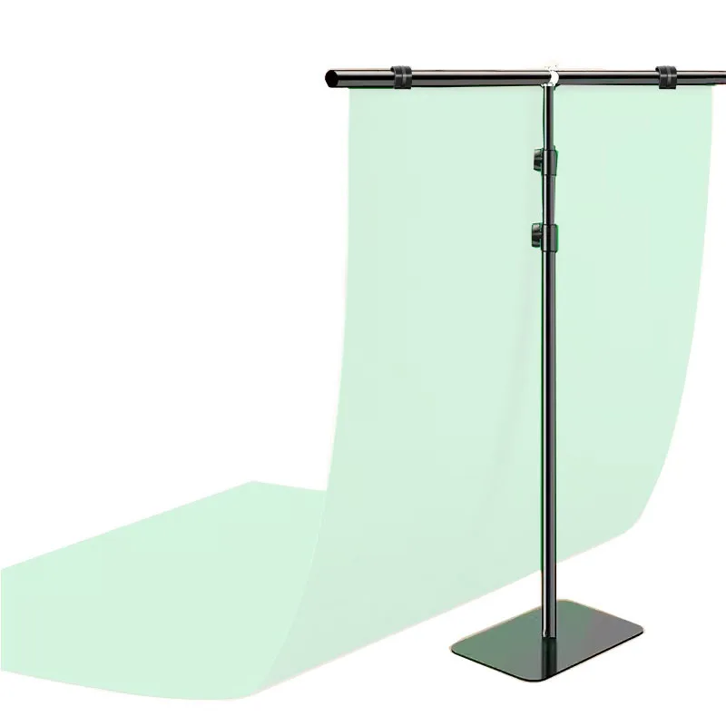 

JW Hot sales200x150cm Pipe and Drape Kit T-Stand for Backdrop PVC Background Portable Holder Stand Frame