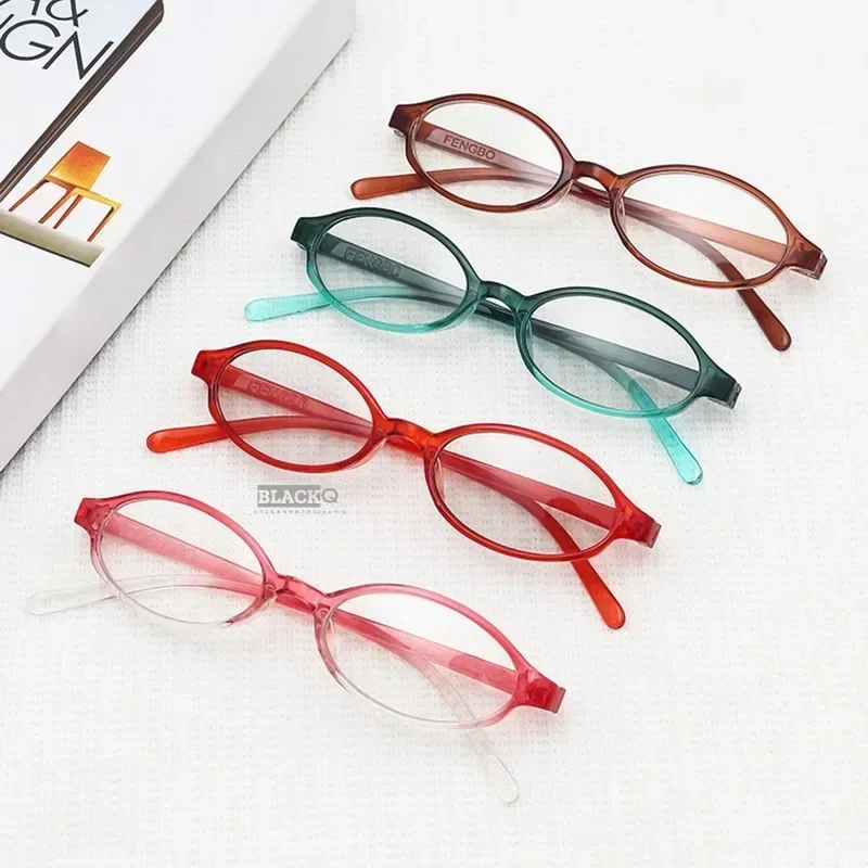 Y2k Computer Glasses Gradient Color Women Anti-Blue Light Glasses 2000s Transparent Gafas Narrow Frame Myopic Glasses Oculos