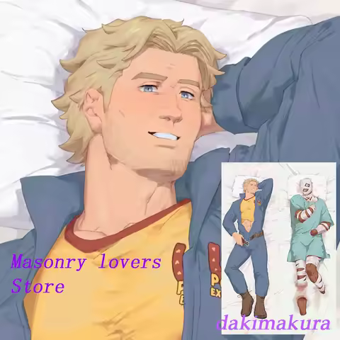 Dakimakura Anime Captain Curly Mouthwashing Double-sided Print Life-size Body Pillow gift