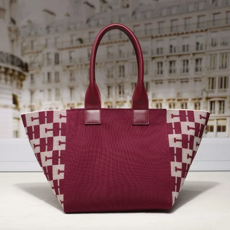 

Women's Fashion Macrame Tote Bag - Retro Large Capacity Handbag, Lightweight Beach Shoulder Bag for Daily Use