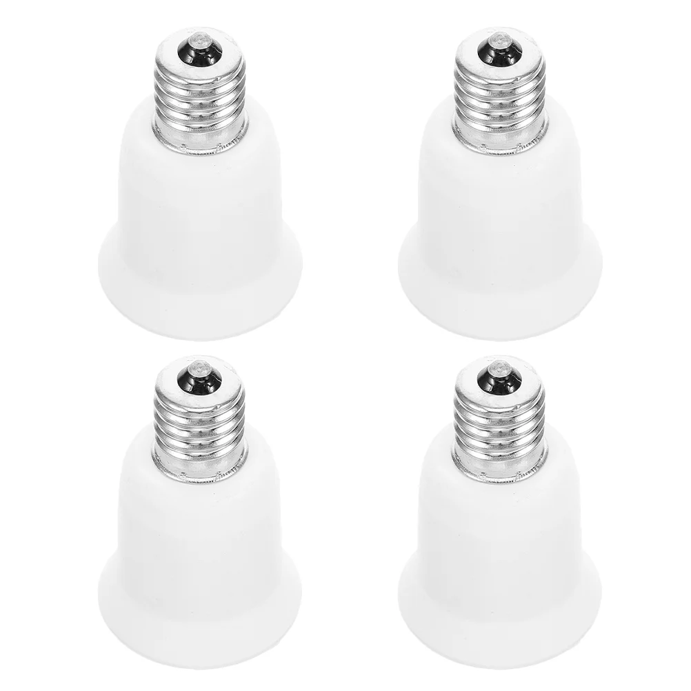 4 Pcs Replacement Light Bulb Converter Base E17 to E27 Lamp Adapter Bulbs Socket Converters E26