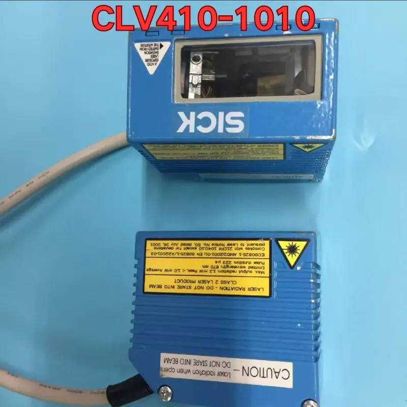Tes fungsi pemindai kode CLV410-1010 bekas normal Kualitas terjamin