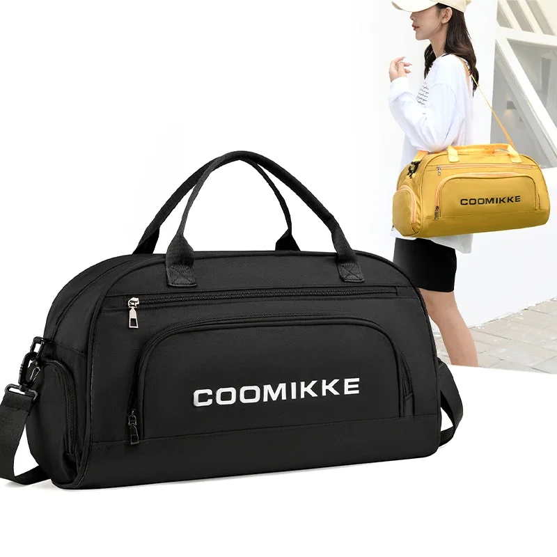 Sports Fitness Bag Dry and Wet Separation Large Capacity Travel Bag Handbag Oxford Cloth Portable Luggage Bag