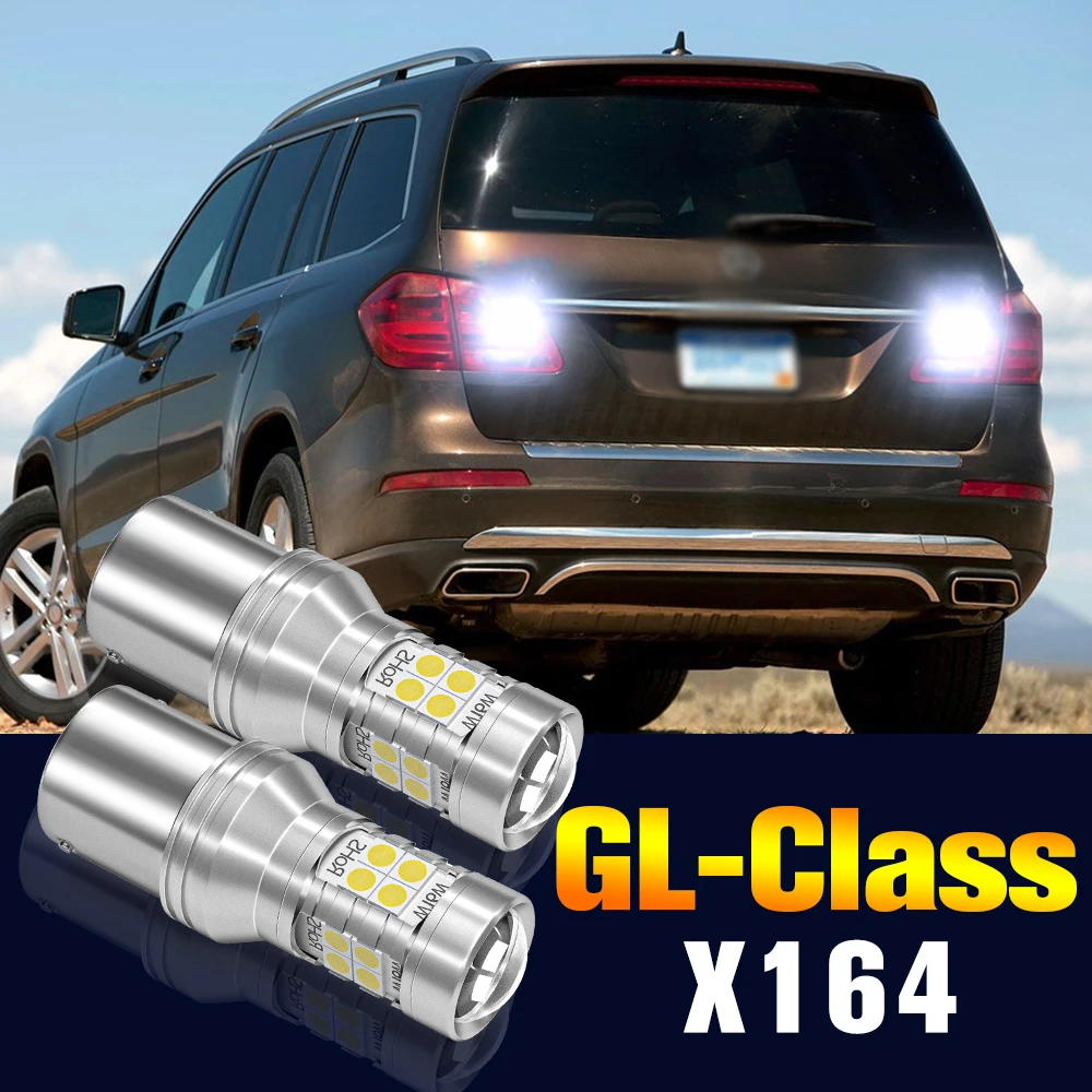 2pcs LED Reverse Light Bulb Backup Lamp For Mercedes Benz GL Class X164 2006-2012 2007 2008 2009 2010 2011 Accessories