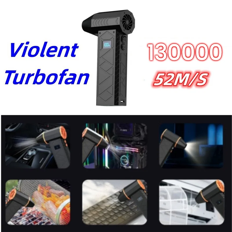 

AB41-мощный турбовентилятор, высокоскоростной, 130000 об/мин, 4 регулируемых скорости, комплект воздушной тряпки для автомобильного компьютера, объектива клавиатуры