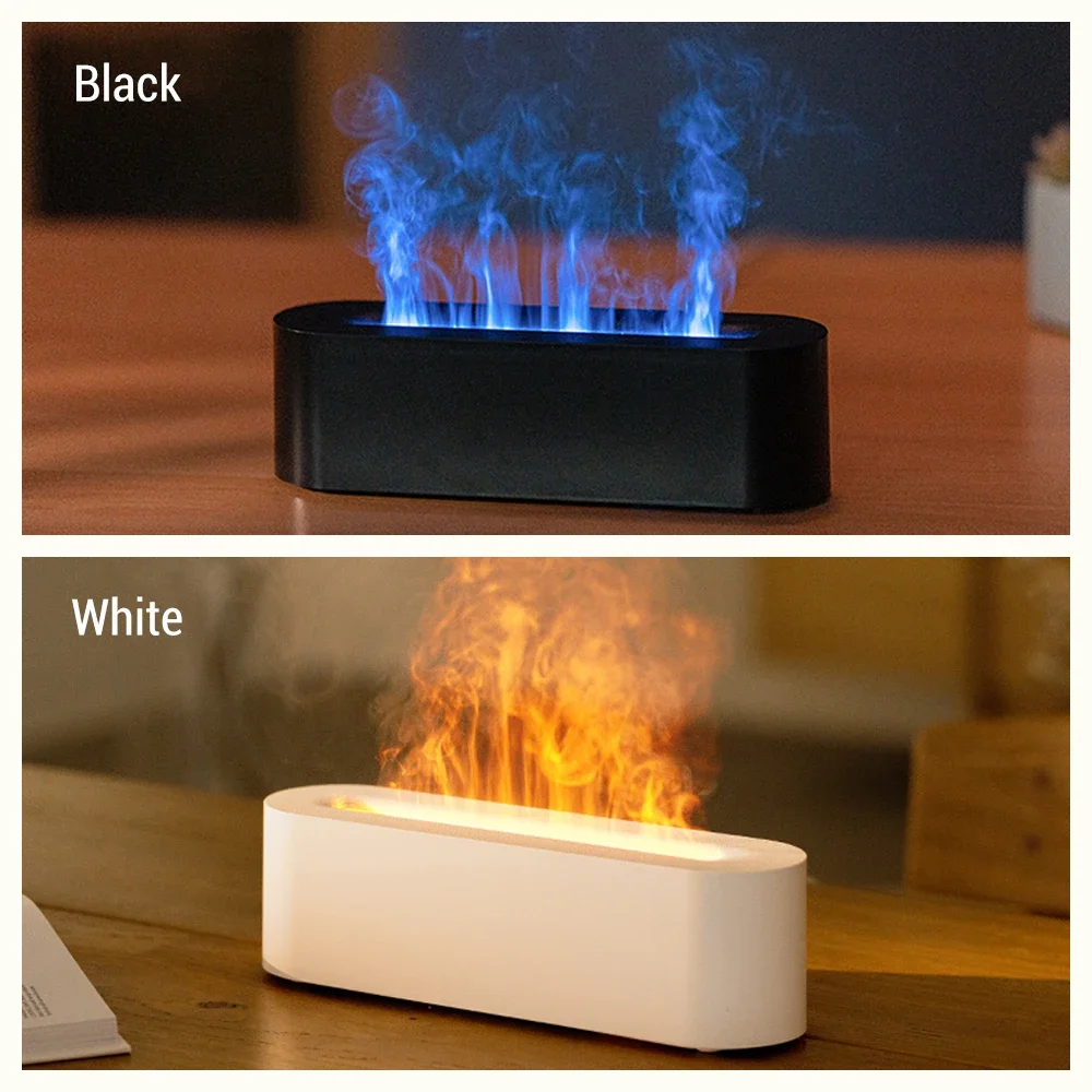 Colorful Flame Diffuser Essential Oils Fragrance Aroma Air Humidifier and Scent Diffuser Electric Smell for Home Distributor