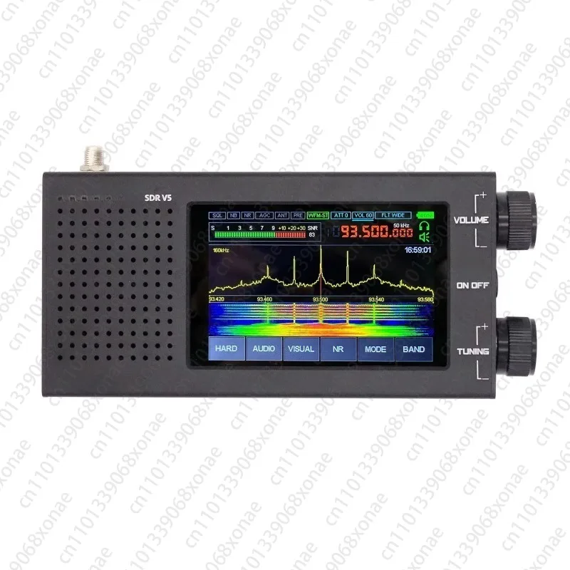 SDR DSP Radio, Receiver V5 with Options, 1.10d Firmware, Radio Shortwave