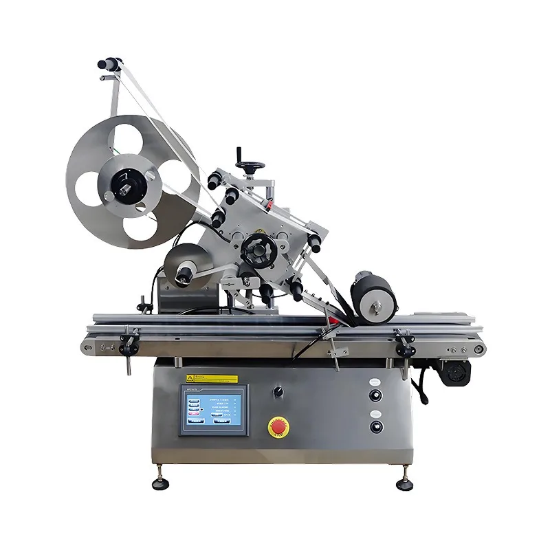 Automatic flat labeling machine Intelligent express labeling machine