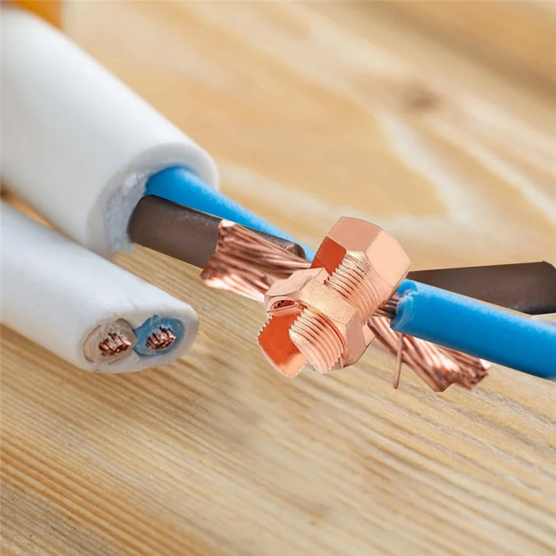 

A26I-10Pcs Split Bolt Connector, Grounding Split Bolt Connector Split Bolt Connector For Complete Earth On Bare Wires