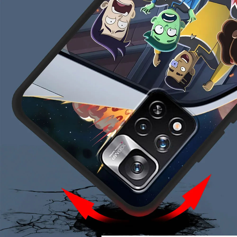 Lower Decks Star Trek Case for Xiaomi Redmi 10A 10C 9C 12C 9A 9i 10 12 9 Prime 9T K40 Pro Black Soft TPU Mobile Phone Bag Cover