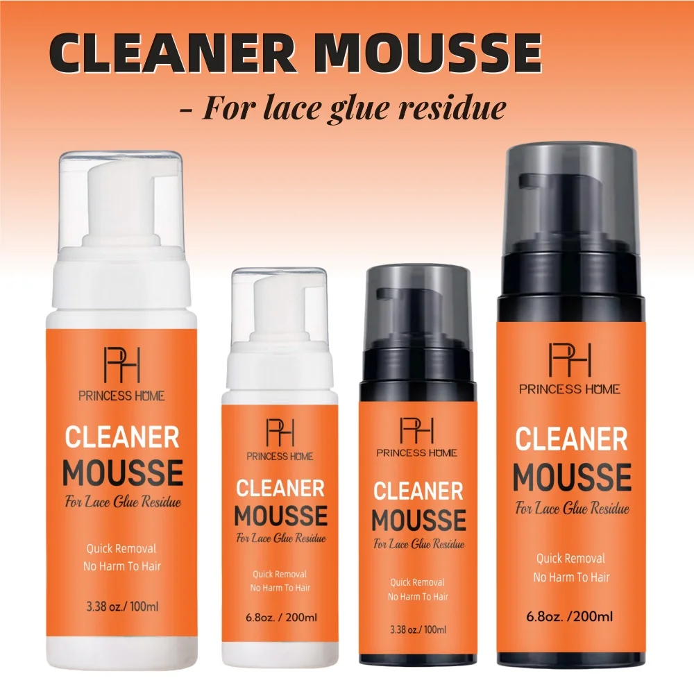 Perückenkleber-Entferner Rückstandsreiniger Shampoo Spitzenreiniger Schaum Rückstandsfreies Komplett-Entfernungsset für Lace-Front-Perücken Haarsysteme – Detail 14