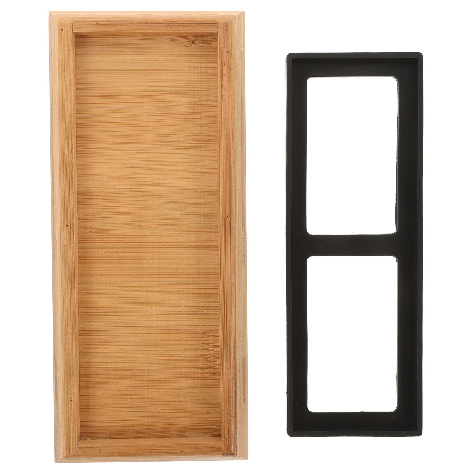 1 set 1 Set Bamboo Whetstone Base Sharpening Stone Holder Kitchen Grinding Tool Stand For Home Daily Sharpener Rack Wet Stones