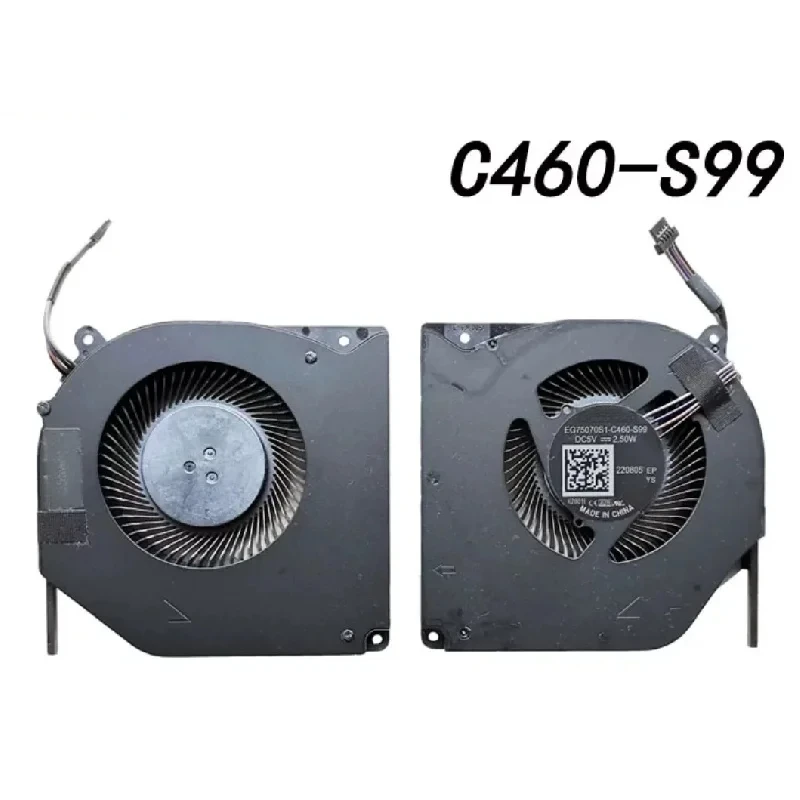 Laptop Cooling Fan T90‑PLUS‑T1 Replacement For VULCAN X9 PLUS T7A Barrett B6 B9