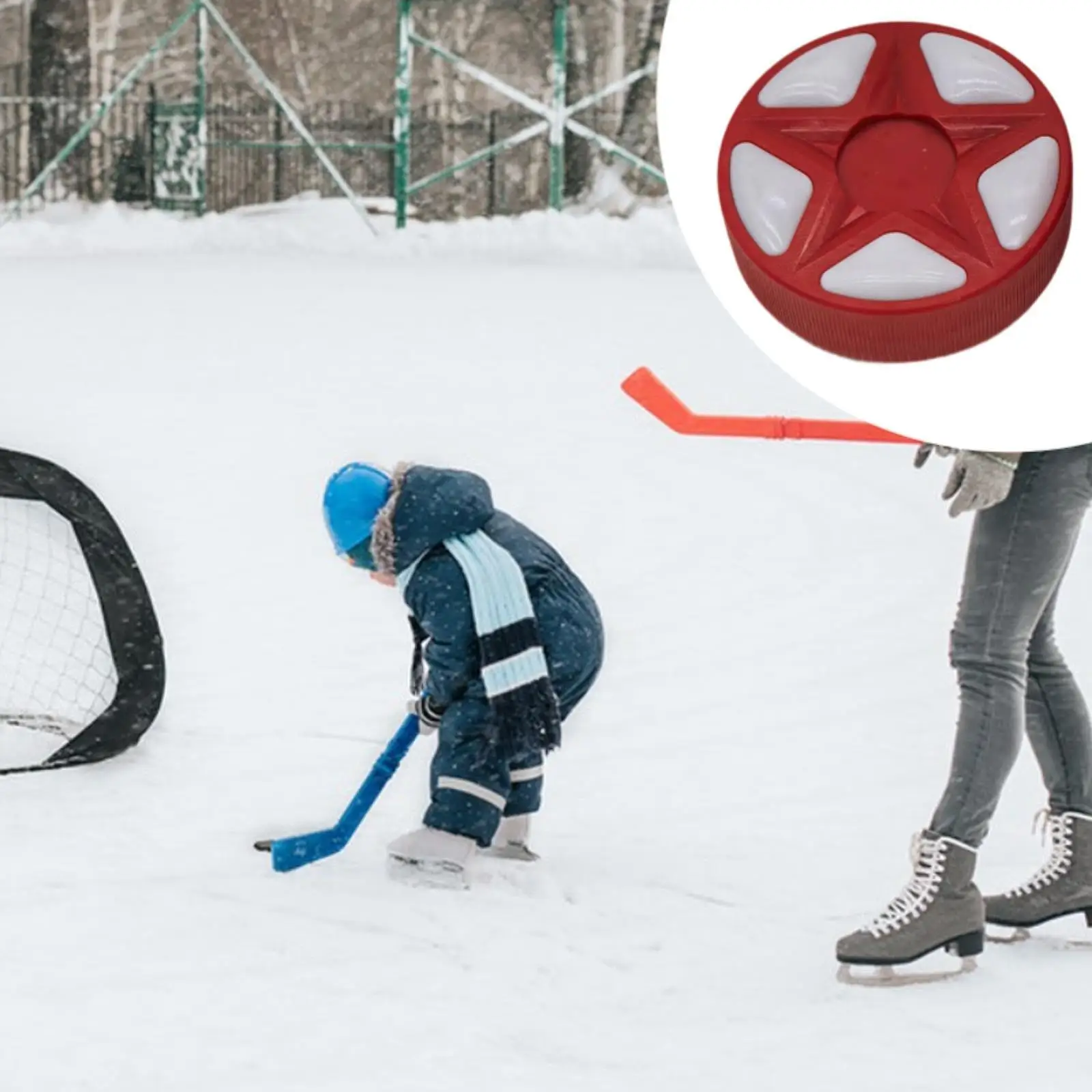 

Тренировочный шайбовый роллер-мяч из АБС-пластика, сменное оборудование, официальный стандарт для хоккея на льду и роллер-хоккея