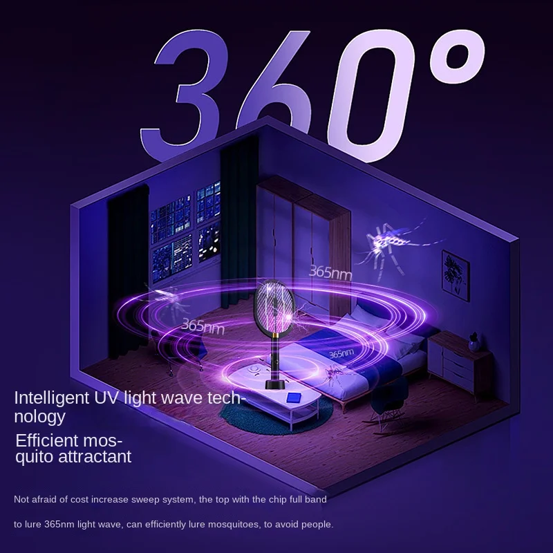โคมไฟฆ่ายุง USB โฟโตคะตะไลต์, เครื่องดักยุงในครัวเรือน, เครื่องดักยุง, ชาร์จไม้ตียุงไฟฟ้า 2-in-1