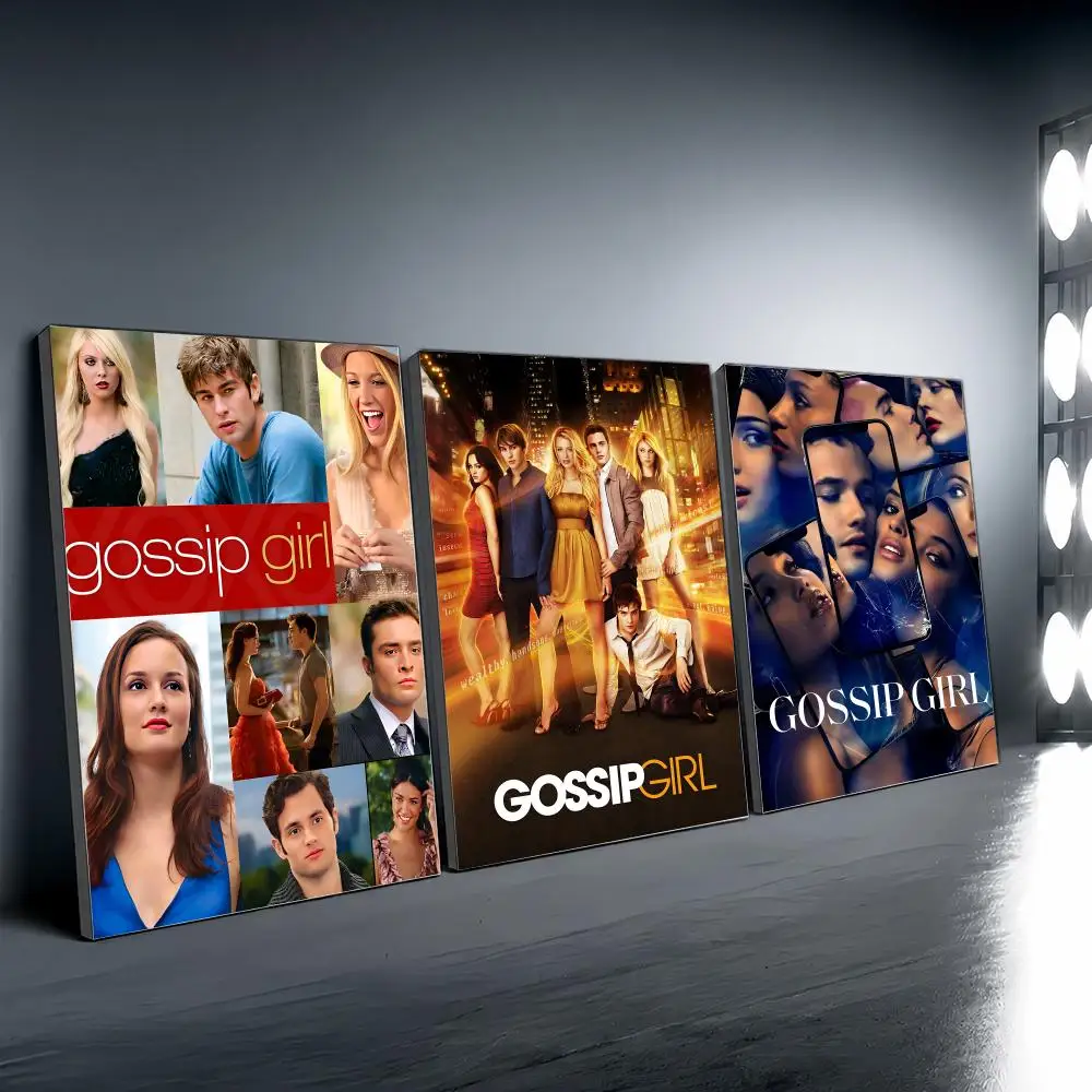 G-Gossip Girl Moive Painting Calligraphy Modern Canvas Wall Art for Bedroom & Living Room | Home Decor Gift