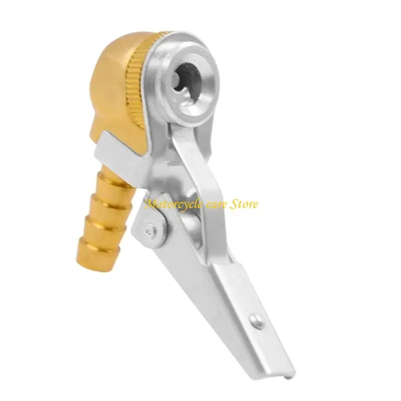 U75F Quick Connection Air Chuck with 8mm 12mm Adapter Suitable for Multiple Vehicle E Bike Types Car Motorcycles Easy to Use