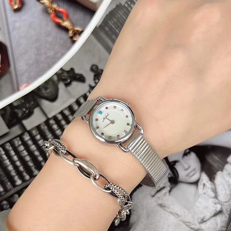 여성용 우아한 클래식 레트로 스타일 시계, 트렌디하고 심플한 자동 방수 쿼츠 시계, 생일 선물, 신상