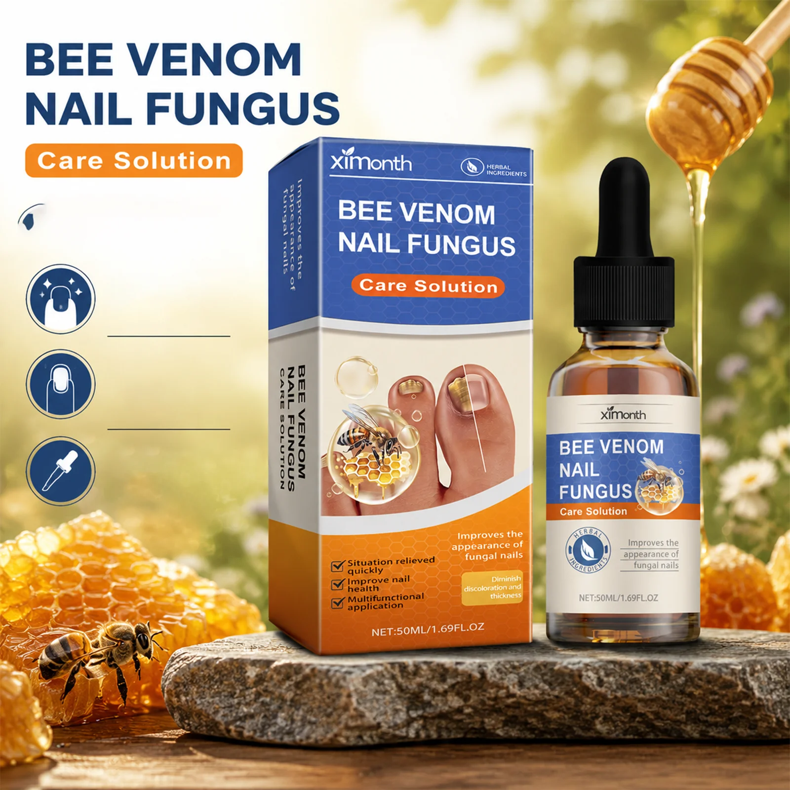 Nail Fungus Repair Nail Nourishing Lotion Hand Foot Nail Care Nail Treatment Cuticle Care Oil Home Nail Care For Women Daily Use