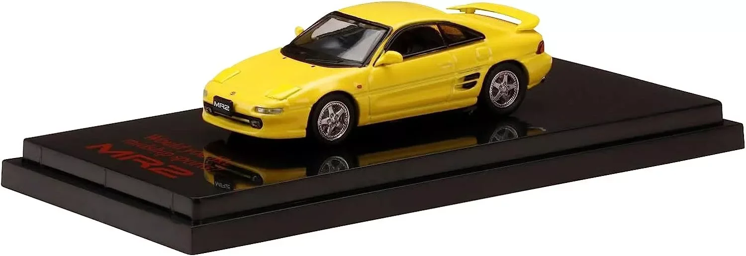 

1/64 MR2 (SW20) GT-S Custom Version Super Bright Yellow Diecast Model Car Collection Limited Edition Hobby Toys