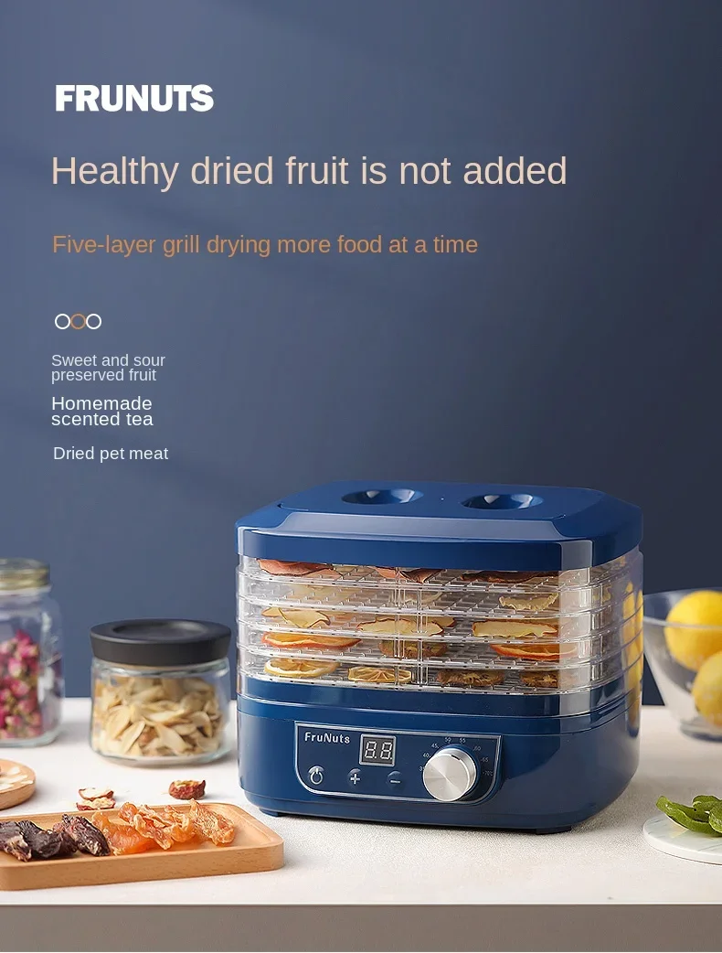 220V Frunuts Dehydrator - Perfect for Drying Fruits, Vegetables, and Pet Treats