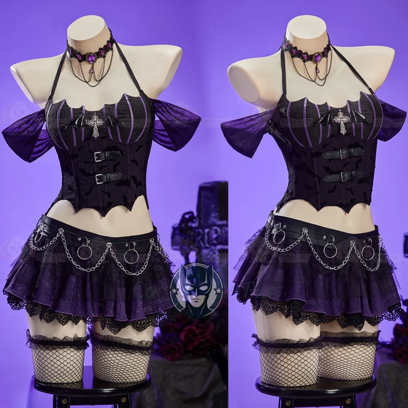 costume-de-cosplay-anime-monster-cos-high-elizabeth-pour-femmes-robe-collier-manches-uniforme-tenues-d'halloween-ensemble-de-fete-de-carnaval
