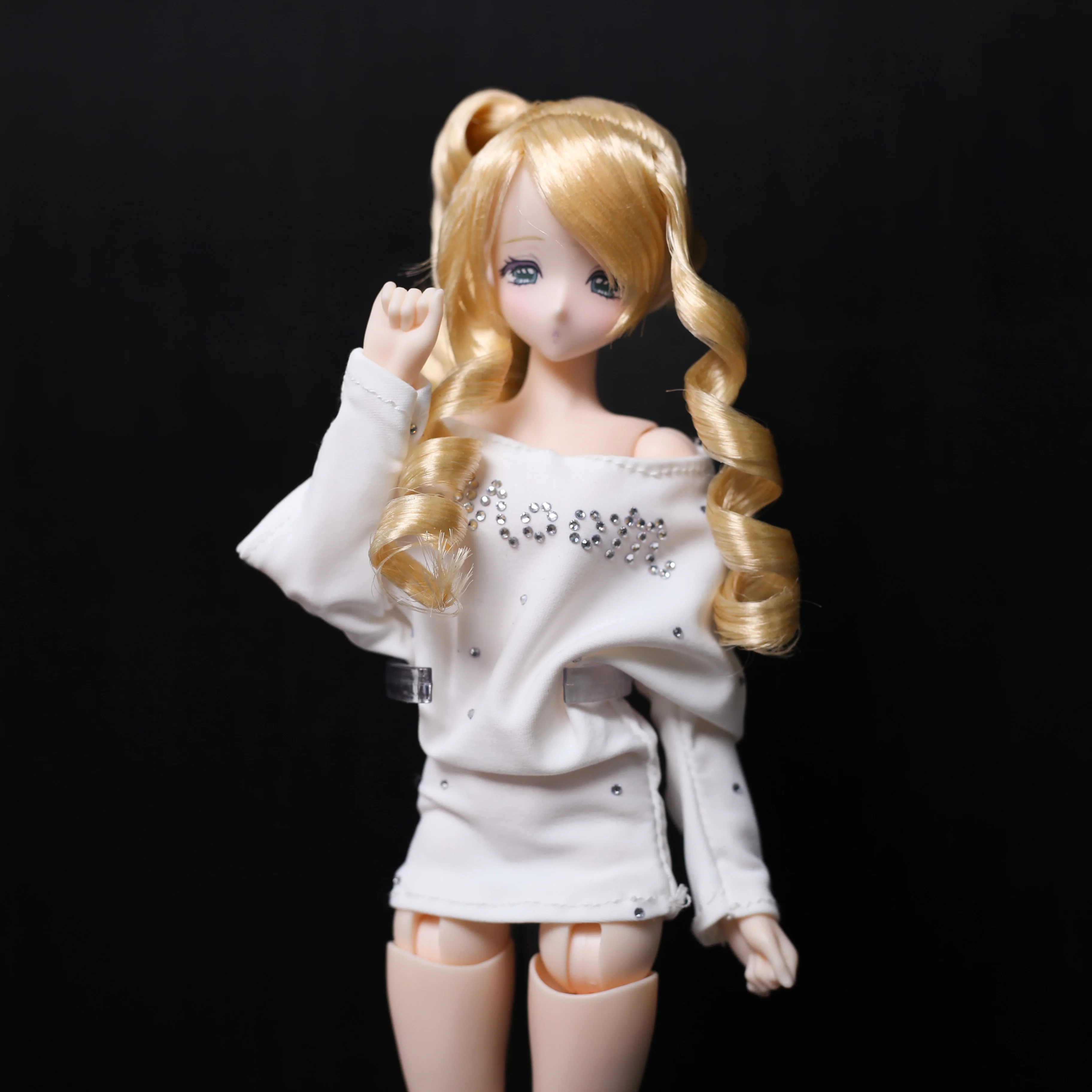 For Azone M Mix Angel Blythe Off Shoulder Dress For Monster High G3 1/6 BJD Obitsu 22 OB24 Doll Clothes Dress Up Accessories
