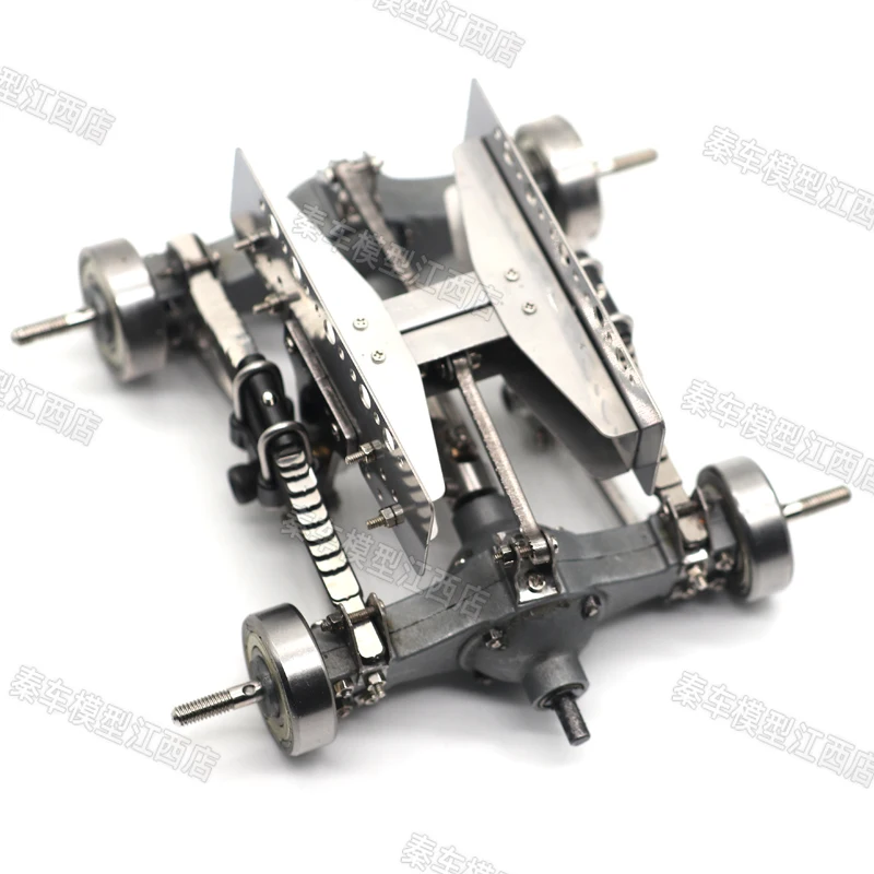 Model 1:24 Original Factory Heavy Duty Truck Model All Metal Static Modification RC Rear Axle Suspension Assembly Axle