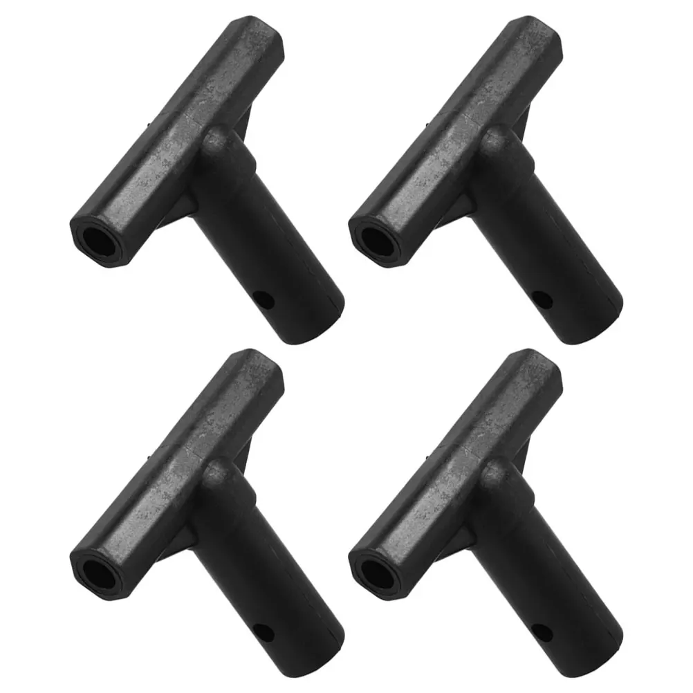 

4pcs T-shaped Trampoline Tube Connector Sleeve for T-joint Pipe Caps Replacement Part Accessories Plastic Outdoor Toy