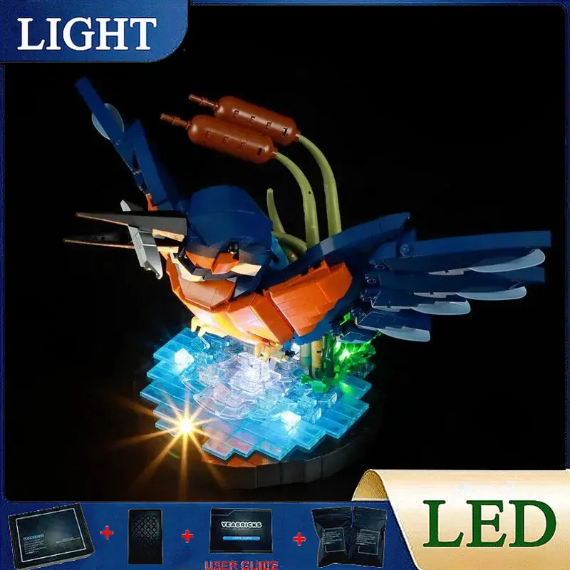 DIY LED Light Kit For LEGO 10331 Kingfisher Bird (Only LED Light,Without Blocks Model)