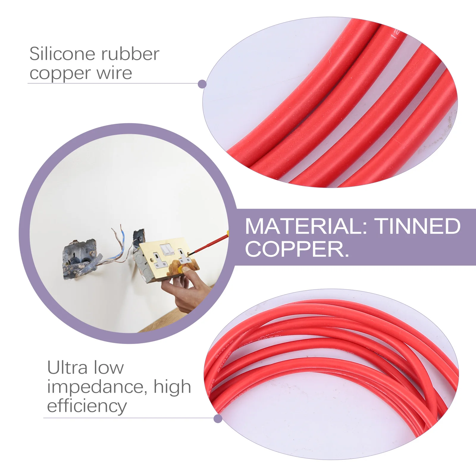 

Flexible High Temperature Resistant Silicone Wire Tinned Copper Electrical Wire for Model Planes Cars Ships Batteries Lamps