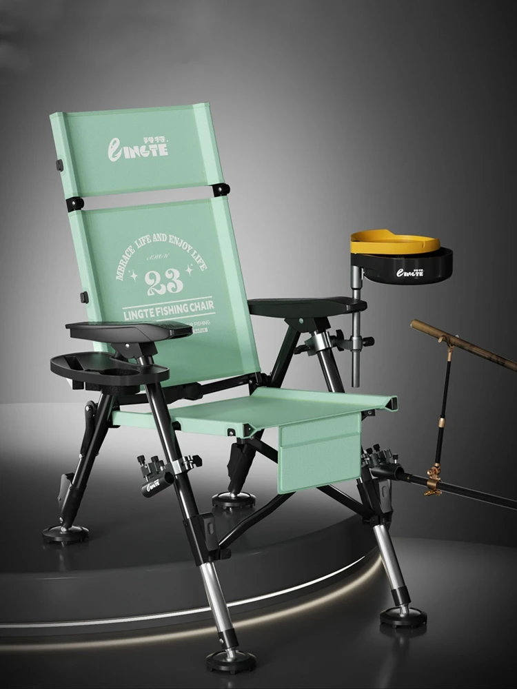 Fully Foldable Fishing Chair  Fishing Chair for Wild Fishing  Folding Chair, European-Style Fishing Chair