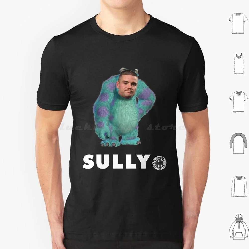 Camiseta Sully X Wallop Fam talla grande 100% algodón Wallop Fam