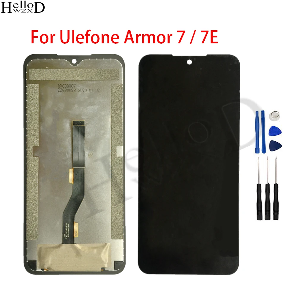 

6.3'' Mobile Phone LCD Display For Ulefone Armor 7 7E LCD Display Touch Screen Sensor Digitizer Panel LCDs Repair Parts Tools