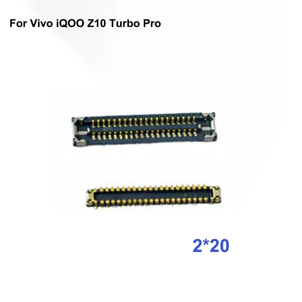 2 uds conector FPC para Vivo iQOO Z10 Turbo Pro pantalla LCD en cable flexible en la placa base para iQOO Z10 Turbo Pro