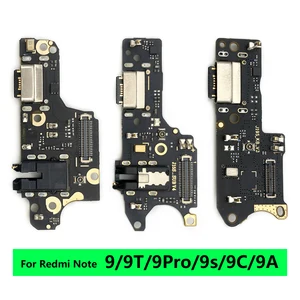 Platte USB Ladegerät Dock -Anschluss, Flex -Mikrofon, schnelles Laden, Redmi 9A, 9C, 9T, K30, 4G, 5G, Note 8, 8t, 9s, 9 Pro, 10 10 Hauptverkaufsplatte Xiaomi 9 - №6