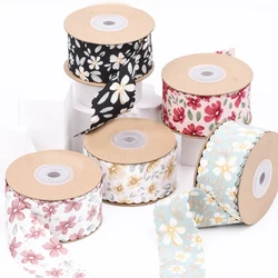 10 Yards 25MM/40MMDouble Sided lace Flower Ribbon DIY Handmade Material Headwear Bows Gift Wrapping Clothing Accessories