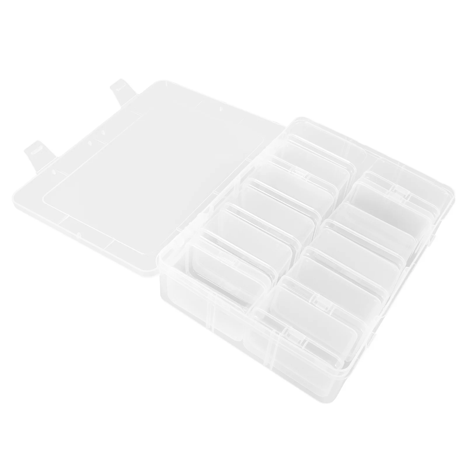 

1Set Mini Storage Boxes Set Transparent PP Bead Container Case for Small Items Organizing Craft Supplies Earplugs Rings