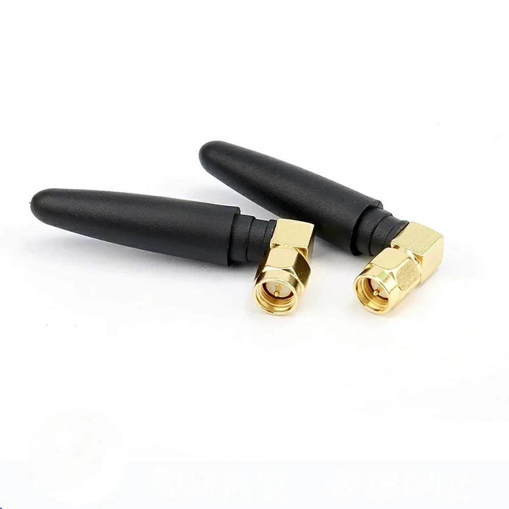 2/3 Stuks 433Mhz Antenne 2.4G Wifi Bluetooth Radio Antenne 2.5db Gain Sma Mannelijke Connector Haakse Auto